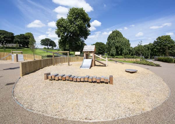 The  new Brooke Park play area.