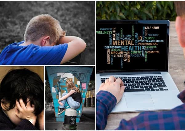 The number of children being referred to CAMHS for mental health issues has risen by 36%. (File pictures)