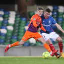 IN DEMAND . . . Josh Daniels is attracting attention from Belfast's Big Two, Linfield and Glentoran.