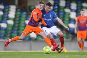 IN DEMAND . . . Josh Daniels is attracting attention from Belfast's Big Two, Linfield and Glentoran.