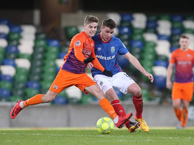 IN DEMAND . . . Josh Daniels is attracting attention from Belfast's Big Two, Linfield and Glentoran.