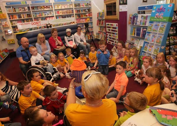 2015:  Children pictured at a Little Legends Reading Room at Eason's in Foyleside. DER2615MC095