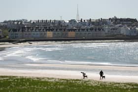 General view of a quiet West Strand beach in Portrush, Co Antrim -  

Photo by Kelvin Boyes / Press Eye.