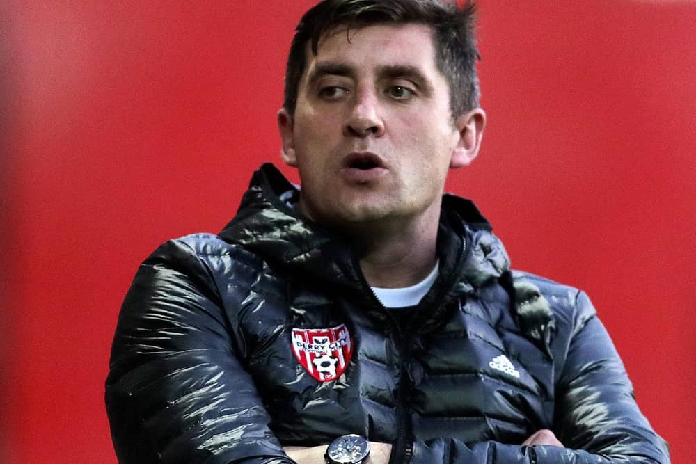 Declan Devine, Derry City manager.