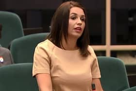 Elisha McCallion, speaking in the Seanad on Monday.