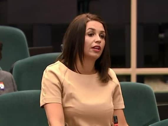 Elisha McCallion, speaking in the Seanad on Monday.