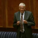 DUP MLA Jim Wells, speaking in the Stormont Assembly, on Monday.