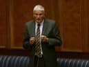 DUP MLA Jim Wells, speaking in the Stormont Assembly, on Monday.