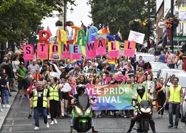The Foyle Pride festival in 2019.