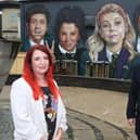 Shadow Secretary of State for Northern Ireland Louise Haigh with the Mayor of Derry and Strabane, Councillor Brian Tierney during her visit to the City.