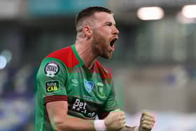 Patrick McClean celebrates the win