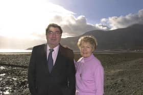 The late John Hume with his wife Pat.