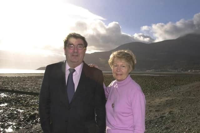 The late John Hume with his wife Pat.