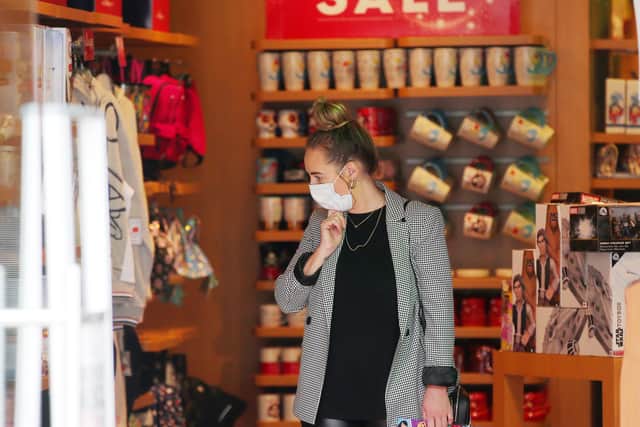The Health Minister has urged people to cover up when out shopping.  Picture by Jonathan Porter/PressEye