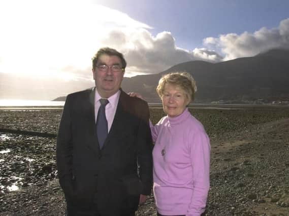 The late John Hume with his wife Pat.