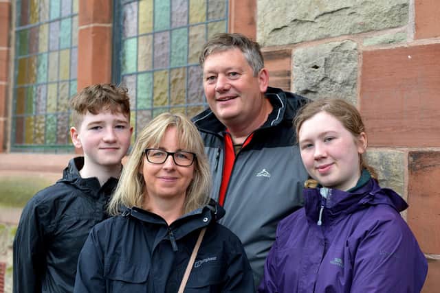 Adam, Lorraine, John and Lauren Mc Cole from Galway.  DER2032GS - 005
