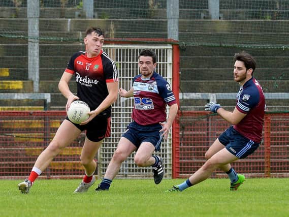 Odhran McKane was in superb form for Sean Dolan's against Ballerin in the Junior Championship.
