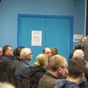 Garry Matthewson, Principal of Holy Family Primary School, addressing a public meeting last year.