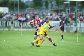 Derry City defender, Gavin Dykes slipped in the lead up to Maribors second goal but the Sligo man redeemed himself with a superb display in Slovenia.