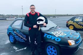 Christopher Doherty pictured at the Kirkistown circuit for some testingway back in March.