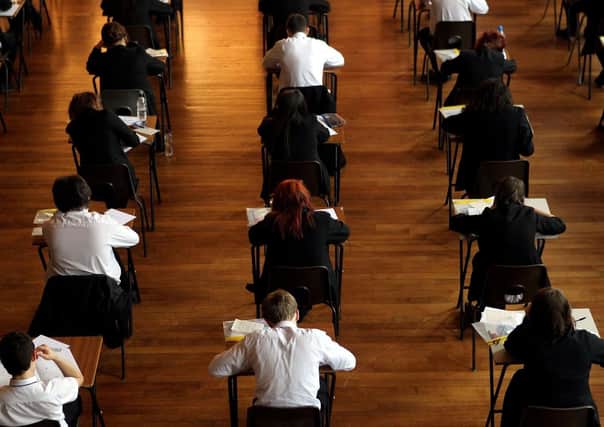 Traditional GCSE exams were cancelled after schools were forced to close in March.