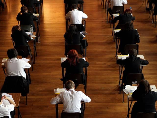 Traditional GCSE exams were cancelled after schools were forced to close in March.