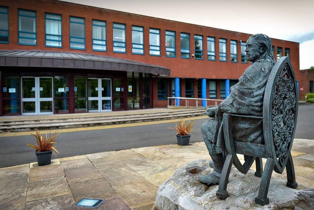 The entrance to St Columb’s College Derry. DER2320GS - 001