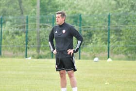 Derry City boss, Declan Devine says restrictions are 'out of our hands'.