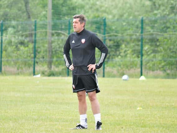 Derry City boss, Declan Devine says restrictions are 'out of our hands'.