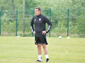 Derry City boss, Declan Devine says restrictions are 'out of our hands'.