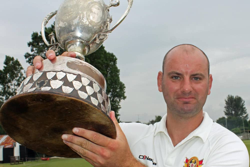 Brigade skipper Andy Britton played his part in the Waterside club reaching the Senior Cup last four.