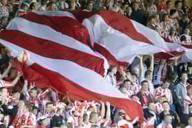 A section of the Derry City support at Fir Park as the Brandywell club brushed aside the challenge of Gretna in 2006.