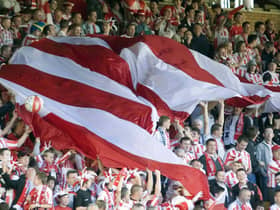 A section of the Derry City support at Fir Park as the Brandywell club brushed aside the challenge of Gretna in 2006.