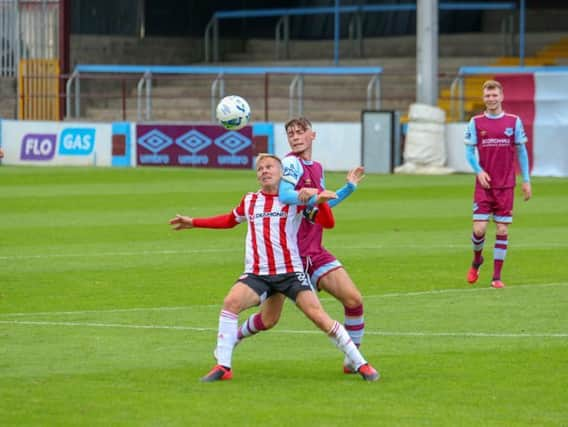 Conor McCormack in action during the win over Drogheda.