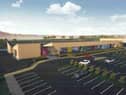 An artist’s impression of the new school. Samuel Stevenson and Sons