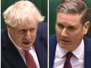 Prime Minister Boris Johnson (left) and Labour party leader, Keir Starmer.
