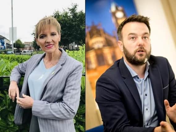 Martina Anderson and Colum Eastwood.