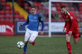 Former Glenavon winger Joshua Daniels is looking forward to facing his good friend Ronan Curtis.