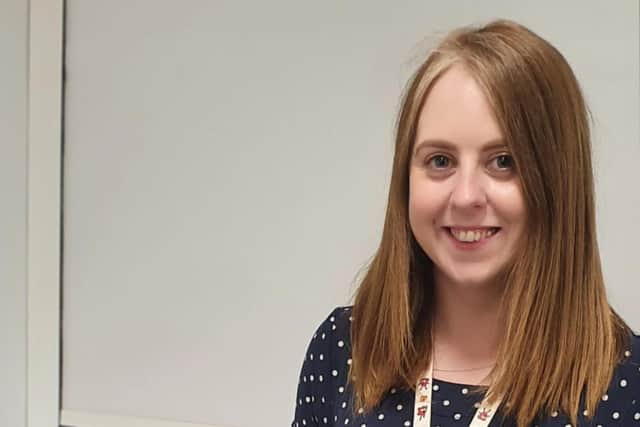 Sarah Armstrong, Resuscitation Officer at Altnagelvin Hospital.