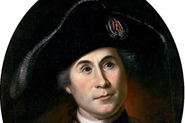 A 1781 painting of John Paul Jones by Charles Willson Peale