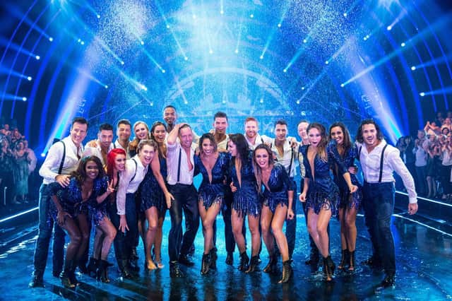Singing In The Rain group dance 2018, The Strictly Come Dancing Professional Dancers