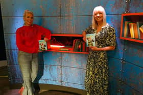 First celebrity author into the Between the Covers book club is comedian Sara Pascoe pictured with host Sara Cox