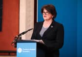 First Minister, Arlene Foster.