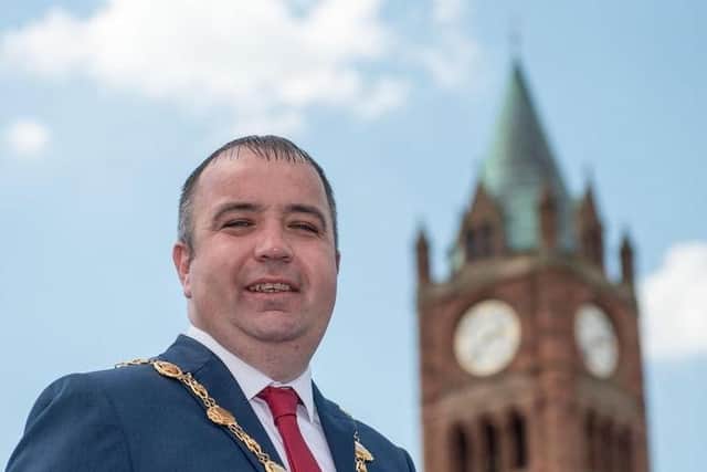 The Mayor of Derry and Strabane, Brian Tierney.