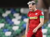Cliftonville's Conor McDermott.