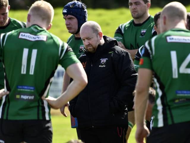 WORRIED:  City of Derry Director of Rugby and Head Coach, Paul O'Kane.