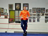 WAITING GAME  . . . Derry middleweight Connor Coyle pictured at St Joseph's Boxing Gym in Galliagh. Picture by George Sweeney.