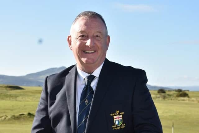 FRUSTRATION . . .  North West Golf Club captain, Mr Paul O'Hea