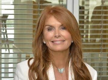 Roma Downey on a visit home to Derry in 2018.