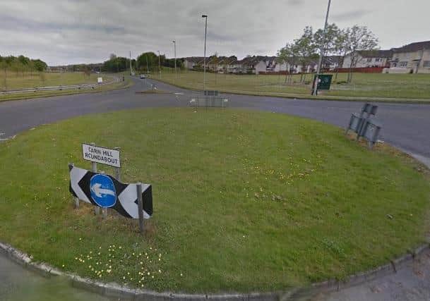 Carnhill roundabout.